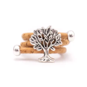 Bague en liège arbre de vie