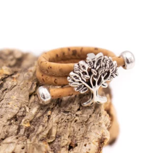 Bague en liège arbre de vie