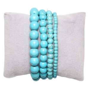 Bracelet mixte Howlite Turquoise 